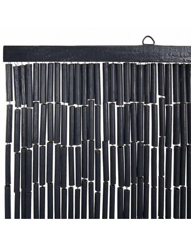 Tenda Antimosche per Porte Grigio Scuro 100x220 cm Bambù
