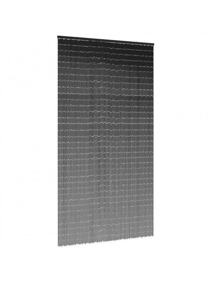 Tenda Antimosche per Porte Grigio Scuro 120x220 cm Bambù