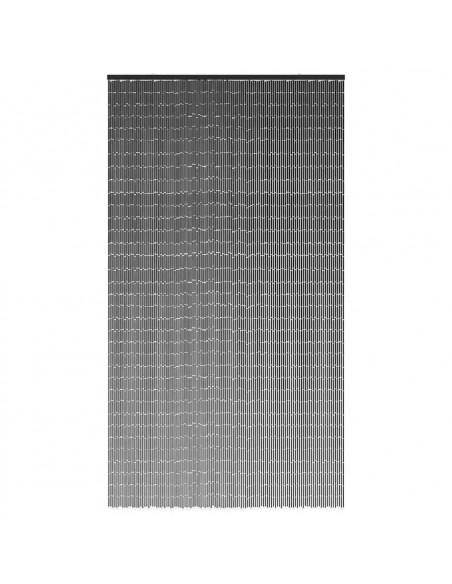 Tenda Antimosche per Porte Grigio Scuro 120x220 cm Bambù