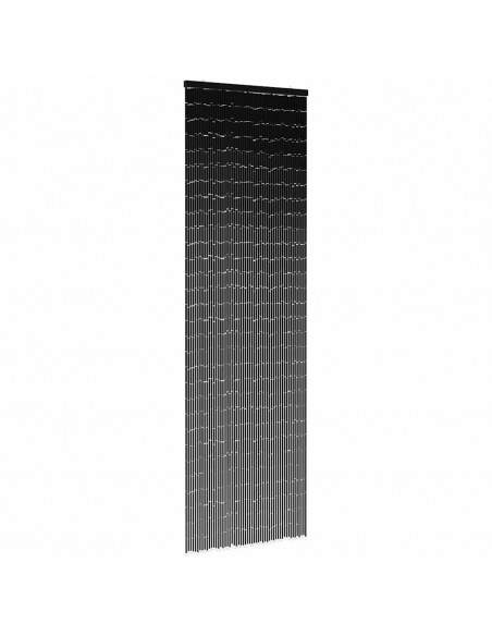 Tenda Antimosche per Porte Grigio Scuro 56x185 cm Bambù
