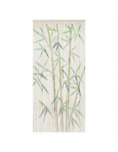 Tenda Antimosche per Porte Stampa Bambù 100x200 cm Bambù