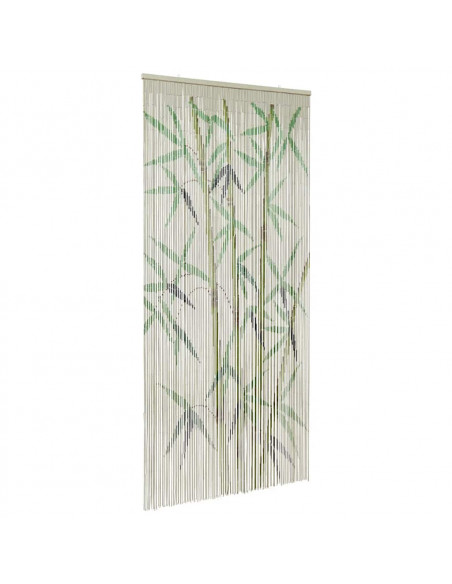 Tenda Antimosche per Porte Stampa Bambù 100x220 cm Bambù