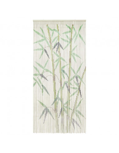 Tenda Antimosche per Porte Stampa Bambù 90x220 cm Bambù