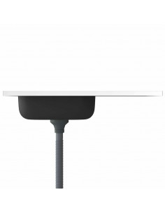 Lavello da Cucina con Scarico Argento 800x600x155 mm Acciaio