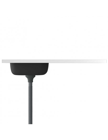 Lavello da Cucina con Scarico Argento 1000x600x155 mm Acciaio