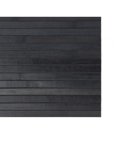 Tappeto Rettangolare Grigio 60x100 cm in Bambù