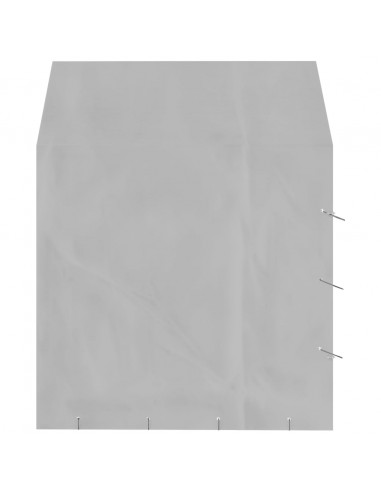 Cuccia Cani da Esterno Tetto Argento 2x2x2,5 m Acciaio Zincato