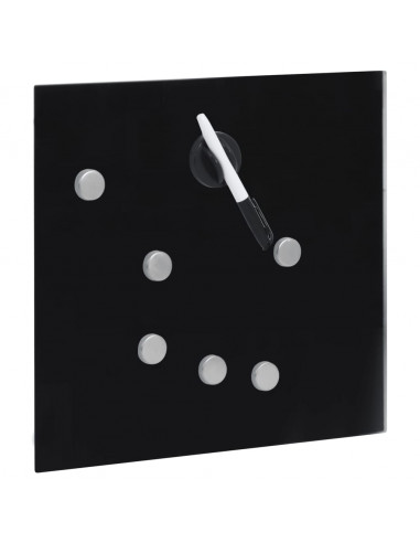 Cassetta Portachiavi con Lavagna Magnetica Nera 35x35x5,5 cm