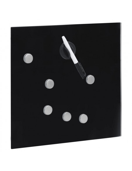 Cassetta Portachiavi con Lavagna Magnetica Nera 35x35x5,5 cm