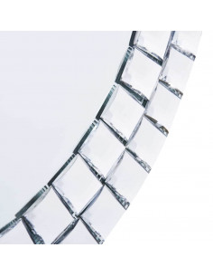 Specchio da Parete 60 cm in Vetro Temperato 2