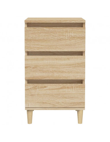 Comodino Rovere Sonoma 40x35x70 cm in Legno Multistrato