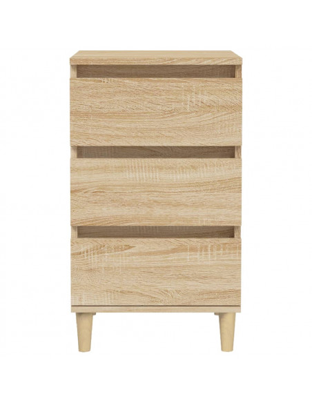 Comodino Rovere Sonoma 40x35x70 cm in Legno Multistrato