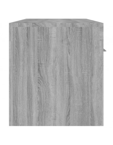 Mobile Porta TV con Luci LED grigio sonoma 140x36,5x40 cm