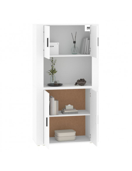 Credenza Bianca in Legno Multistrato