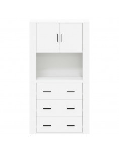 Credenza Bianca in Legno Multistrato 2