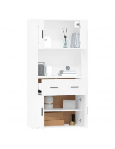 Credenza Bianca in Legno Multistrato