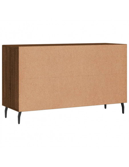 Credenza Rovere Marrone 100x36x60 cm in Legno Multistrato