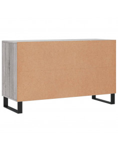 Credenza Grigio Sonoma 100x36x60 cm in Legno Multistrato 2