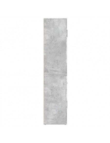 Credenza Grigio Cemento in Legno Multistrato