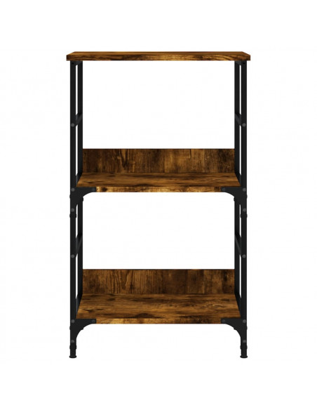 Libreria Rovere Fumo 50x33x82 cm in Legno Multistrato