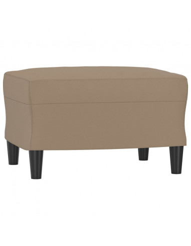 Set di Divani 3 pz con Cuscini cappuccino in Similpelle