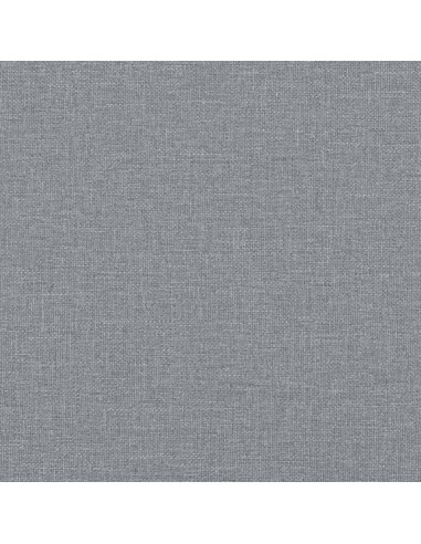 Set di Divani 2 pz con Cuscini Grigio Chiaro in Tessuto