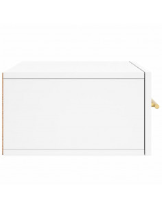 Comodino a Muro Bianco 35x35x20 cm