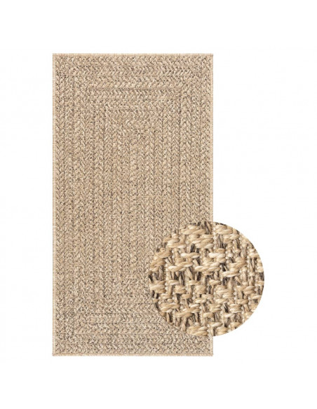 Tappeto ZIZUR 60x110 cm Aspetto Iuta per Interni ed Esterni