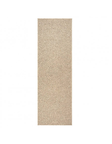 Tappeto ZIZUR 80x200 cm Aspetto Iuta per Interni ed Esterni