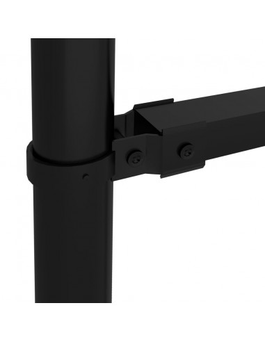 Recinto Giardino Punta a Lancia (1,25-1,5)x15,3 m Acciaio Nero