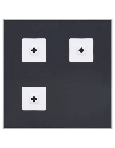 Specchio Argento 40x40 cm