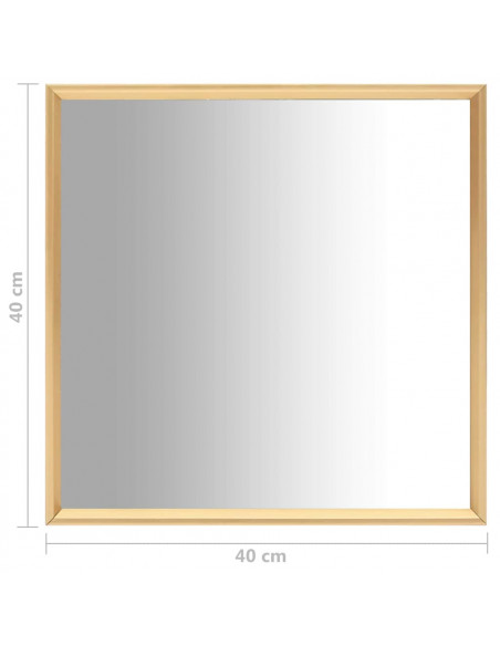 Specchio Oro 40x40 cm