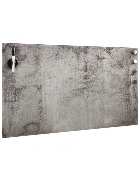 Lavagna Magnetica a Parete in Vetro 100x60 cm
