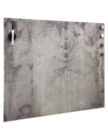 Lavagna Magnetica a Parete in Vetro 60x60 cm