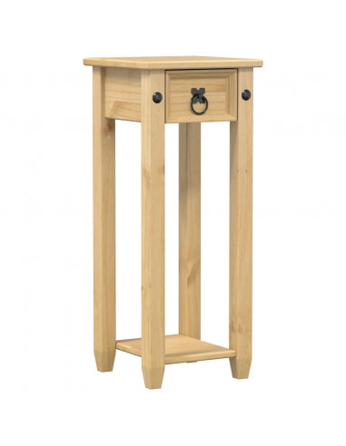 Porta Piante Corona 30x30x73 cm in Legno Massello di Pino