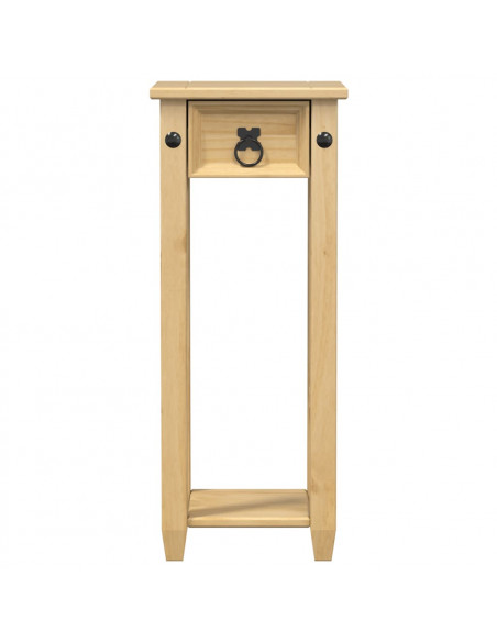 Porta Piante Corona 30x30x73 cm in Legno Massello di Pino