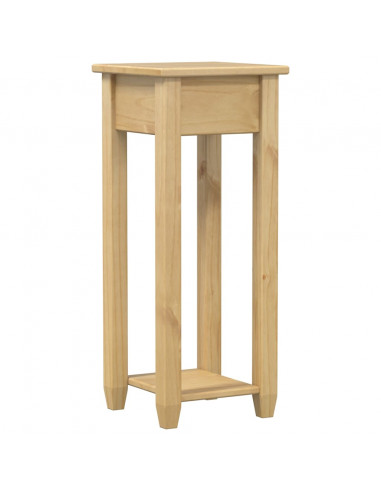 Porta Piante Corona 30x30x73 cm in Legno Massello di Pino