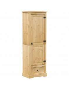 Armadio Corona 55x38x170 cm in Legno Massello di Pino