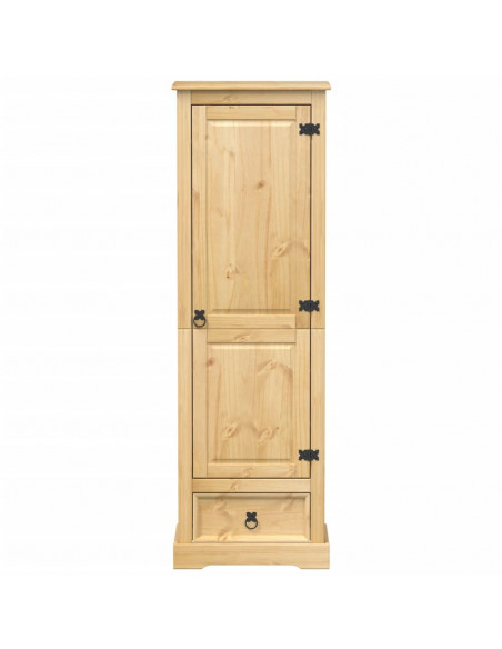 Armadio Corona 55x38x170 cm in Legno Massello di Pino