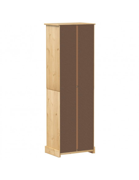 Armadio Corona 55x38x170 cm in Legno Massello di Pino