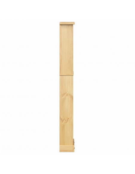 Libreria Corona 46x20x170 cm in Legno Massello di Pino