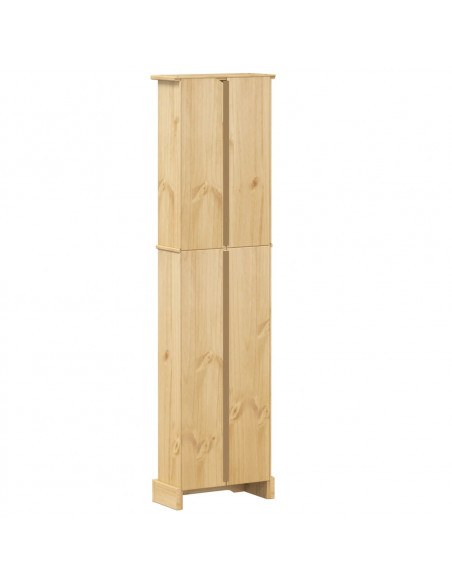 Libreria Corona 46x20x170 cm in Legno Massello di Pino