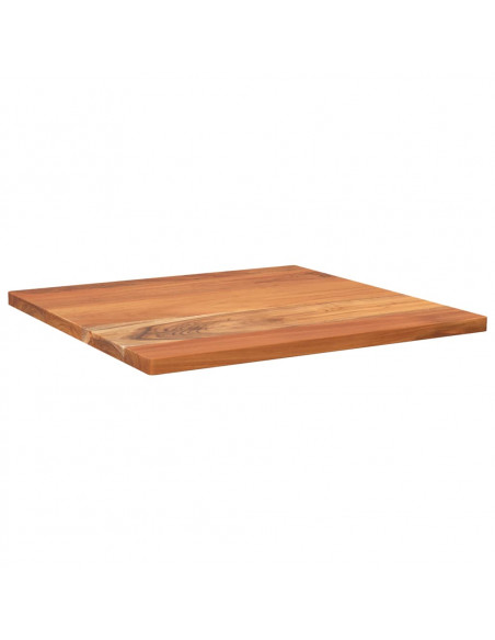 Piano Tavolo 60x60x2,5 cm Quadrato Legno Massello di Acacia