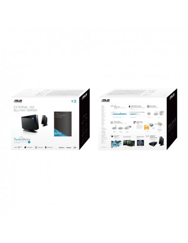 ASUS BW-16D1H-U PRO lettore di disco ottico Blu-Ray DVD Combo Nero