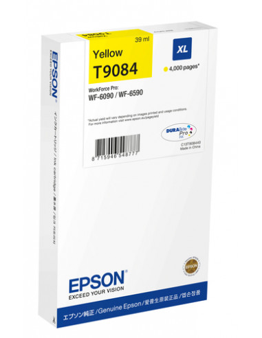 Epson C13T90844N cartuccia d'inchiostro 1 pz Originale Resa elevata (XL) Giallo