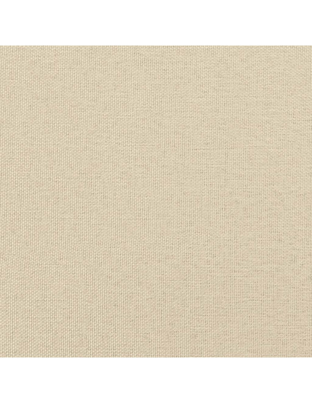 Giroletto a Molle con Materasso Crema 140x19 cm in Tessuto