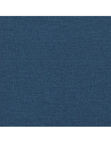 Giroletto a Molle con Materasso Blu 140x190 cm in Tessuto