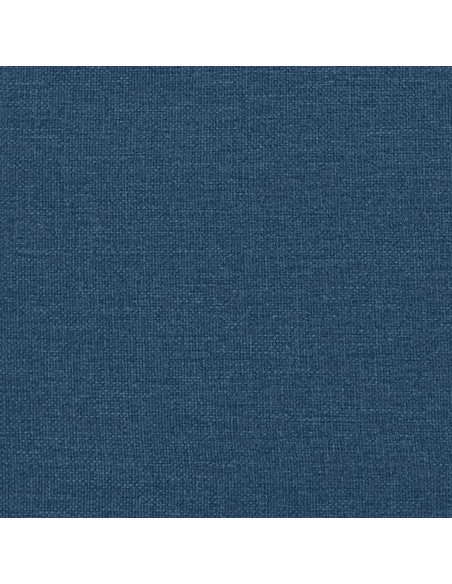 Giroletto a Molle con Materasso Blu 140x190 cm in Tessuto