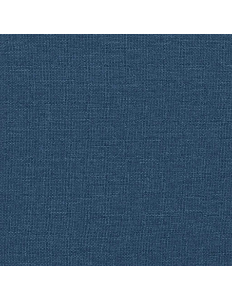 Giroletto a Molle con Materasso Blu 140x190 cm in Tessuto