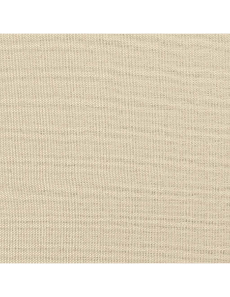 Giroletto a Molle con Materasso Crema 140x19 cm in Tessuto